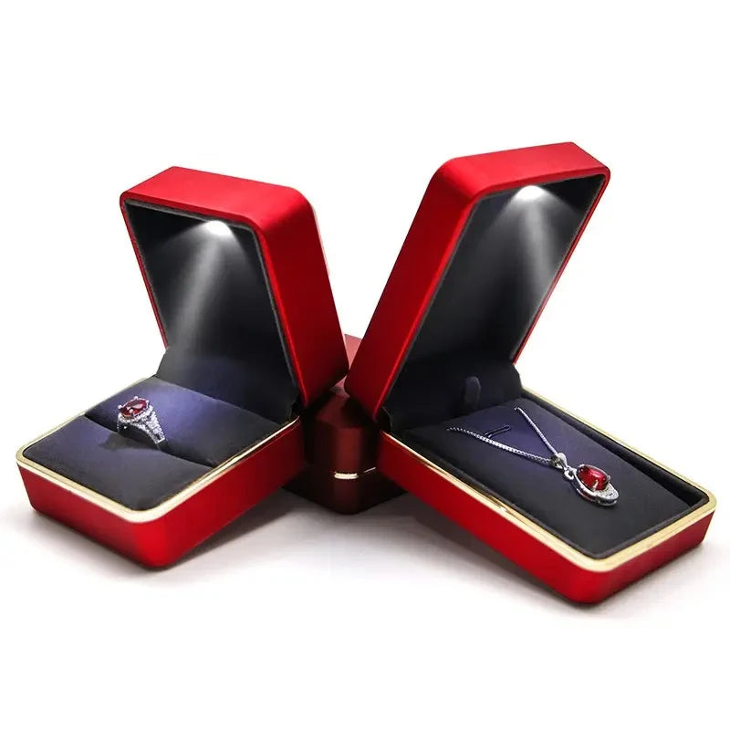 Packbloom Hot Sale Custom Logo Woman Girl Pendant Box Portable Jewelry Cases Painted Plastic Small Travel Jewelry Boxes Oem