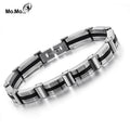 Luxury Watch Strap Gold Plated Stainless Steel Jewelry Bracelet for Men