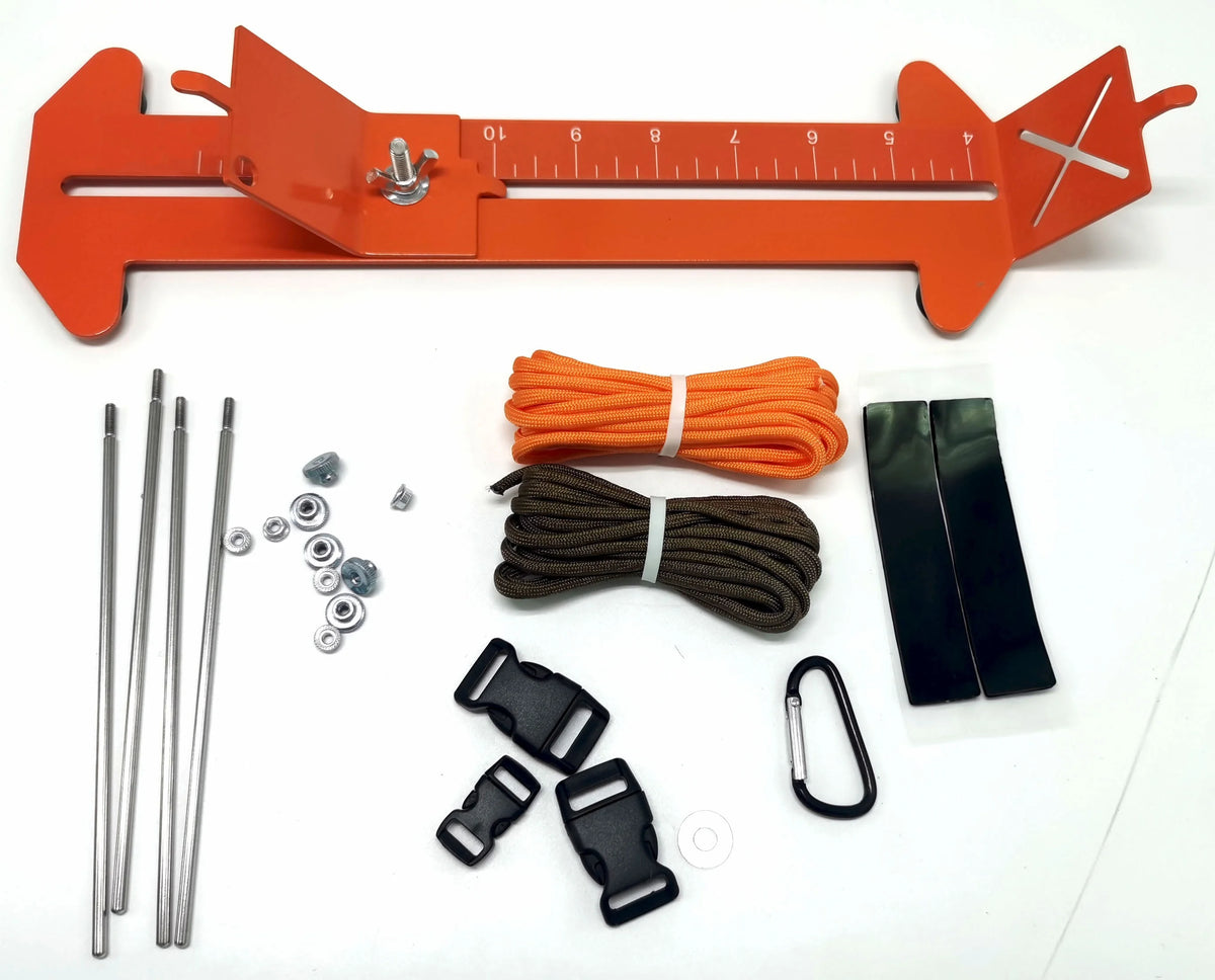 Adjustable Metal Weaving New Monkey Fist Jig Paracord Jig Bracelet Maker Paracord Tool Kit Craft Maker MegaBDM
