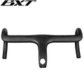 BXT Full Carbon Integrated Handlebars Aero Shaping Fully Hidden Cable Original Raw Gravel Bicycle Drop Bar for Road Bike OEM