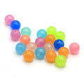 6-12mm Glow in Dark Fishing Loose Spacer Round Beads for Woman Men Luminous Necklace Bracelet Jewelry Making Acrylic Beads
