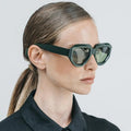 40054 New 2024 Trendy Ins Sun Glasses Custom logo Wine Glass Shades Vintage Retro Sunglasses for Men and Women