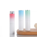 Portable 8ml Mini Twist Perfume Atomizer Eco-Friendly Empty Refillable Screw Cap Travel Bottle with Aluminum Collar