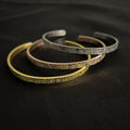 Wholesale Islamic Jewelry Gifts Custom Size Bangles Bracelets Women Men Arabic Cuff Bracelet