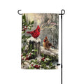Custom Double Sided Printed Linen Garden Flags Outdoor Yard Decoration Flags Garden Flag