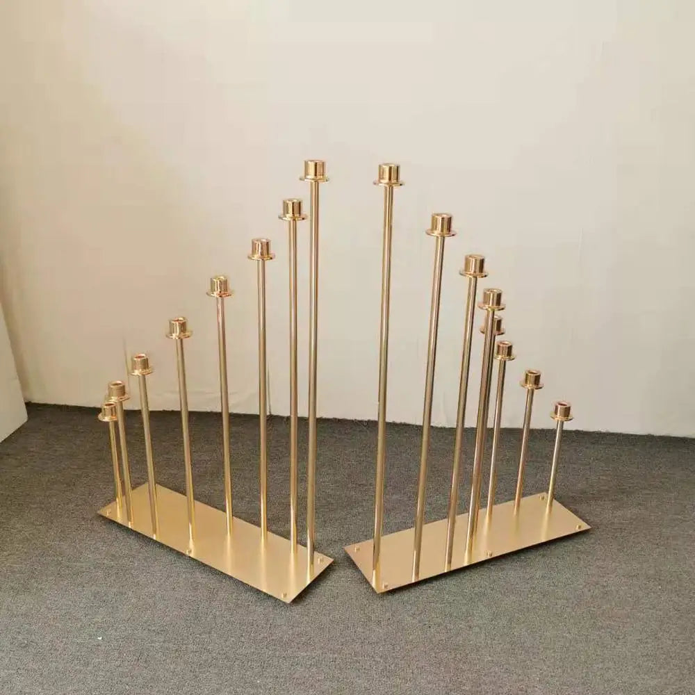 LK20191211-3  Wedding Candlestick Factory Direct S Square Metal Floor Candlestick Wedding Decorations