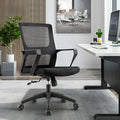 Luxury Swivel Mesh Fabric Home Office Chair Ergonomic Chair With Lumbar Support