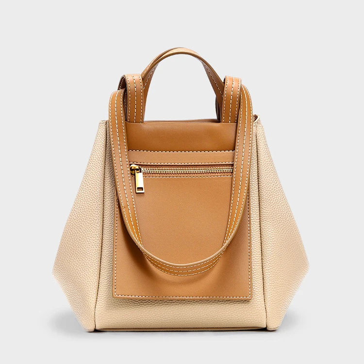 Wholesale Large Capacity Women's Vintage Leather Tote Bag New Designer Style Premium Genuine Leather Handbag Low Price