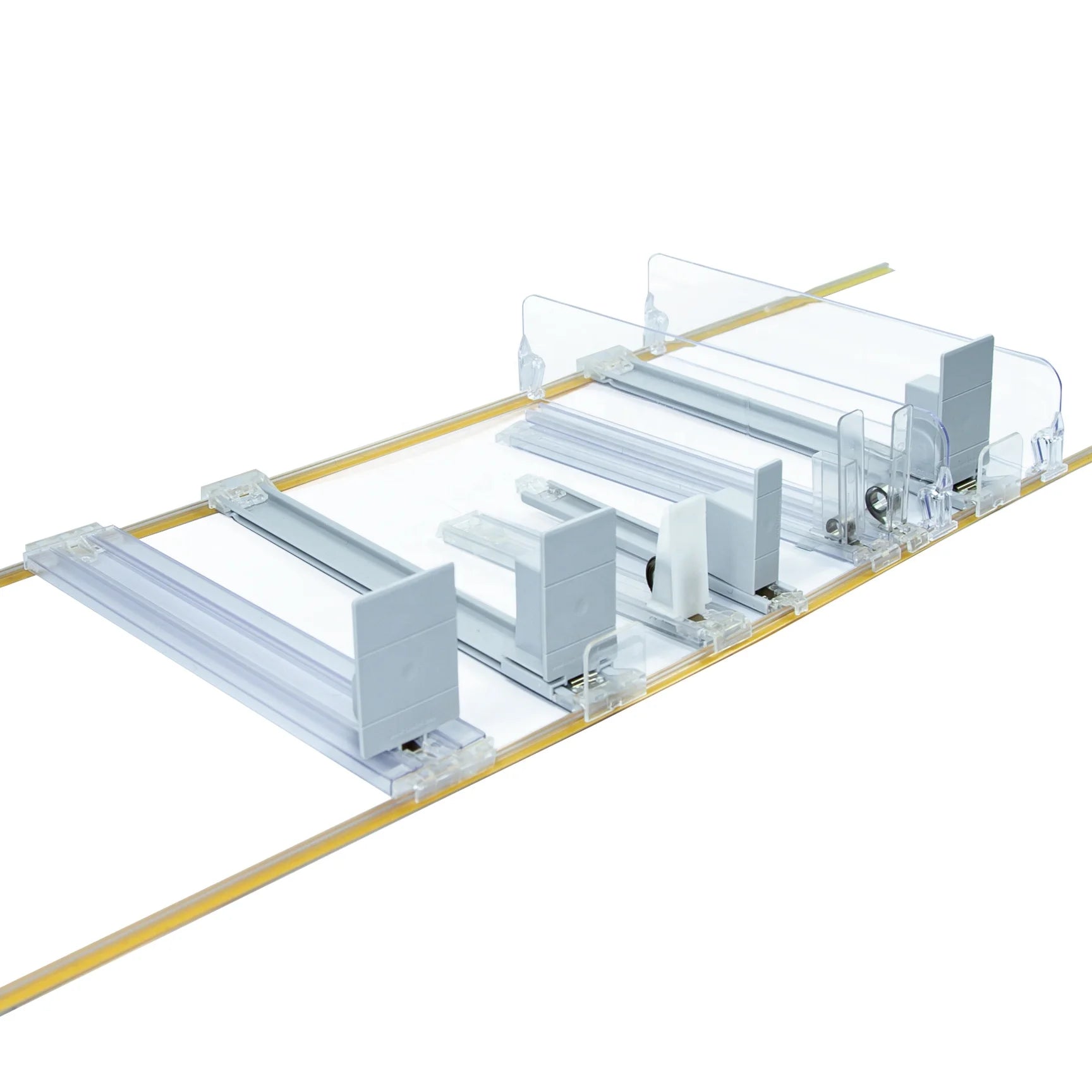 Free Sample Retail Display Acrylic Divider Spring Loaded Adjustable Tobacco Pack Lockable Cabinet Cigarettes Lane Shelf Pusher