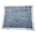 Small Sewn Satin Edges Fluffy Throw Blanket Binding Border Flannel Fleece Pet Blankets