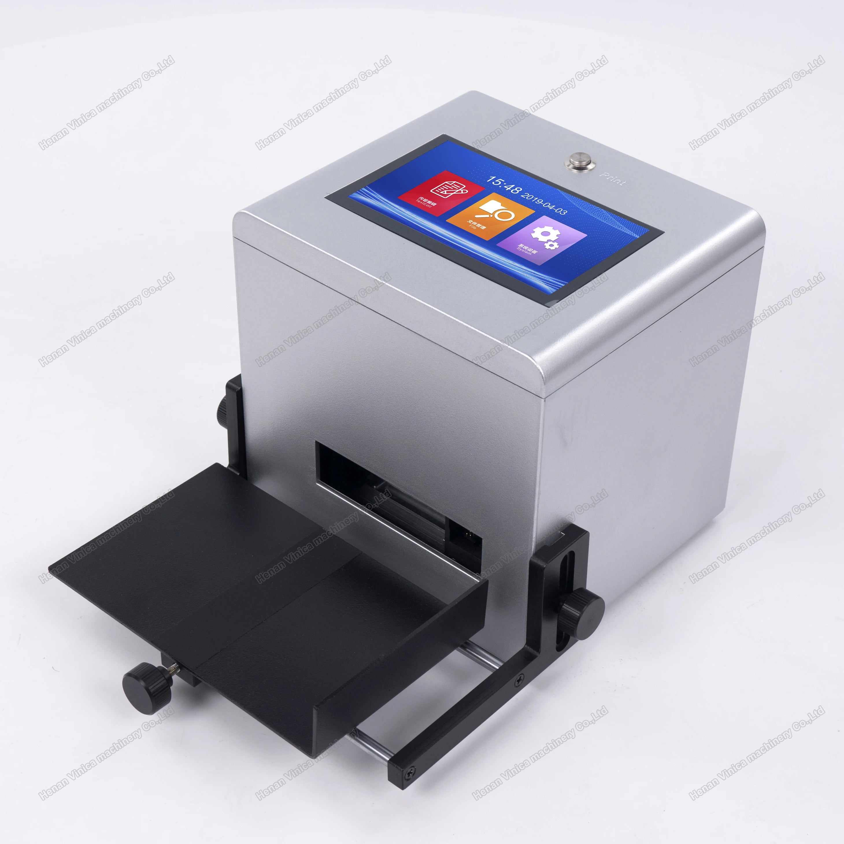 Automatic Static Intelligent Inkjet Bottle Code and Expiry Date Printer