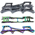 Wholesales Customized Inline New Speed Roller Skating Chassis Aluminum Alloy CNC Speed Inline Racing Skate Shoes Frame