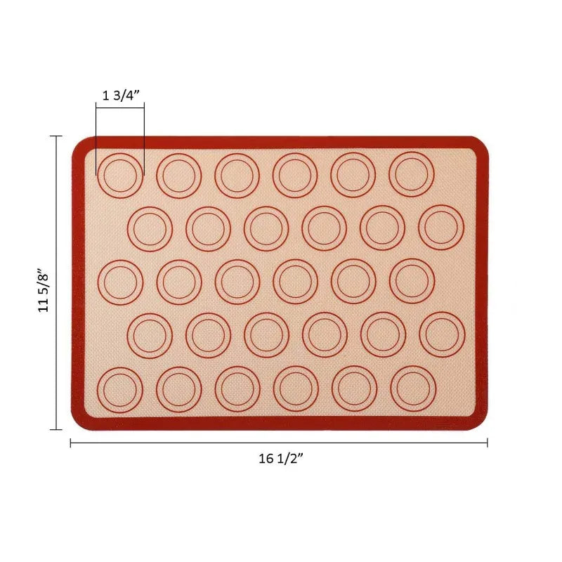 Wholesale Price 0.40mm Silicone Pastry Mat Macroon Liner 400*600mm