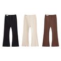Most Popular Fashion Girls Cotton Knitted Flared Pants Casual Baggy Children Long Pants Quick Dry Anti-static
