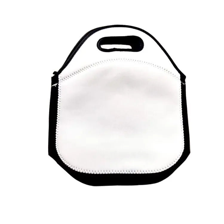 Sublimation Neoprene Storage Bags for Lunch Bag Use With Black Bottom for Custom Kid Gifts