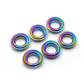 Nice Quality Durable High Grade Iron Metal Round Rainbow Color Nickel-Free Grommet Eyelet Handbag Hardware Accessories