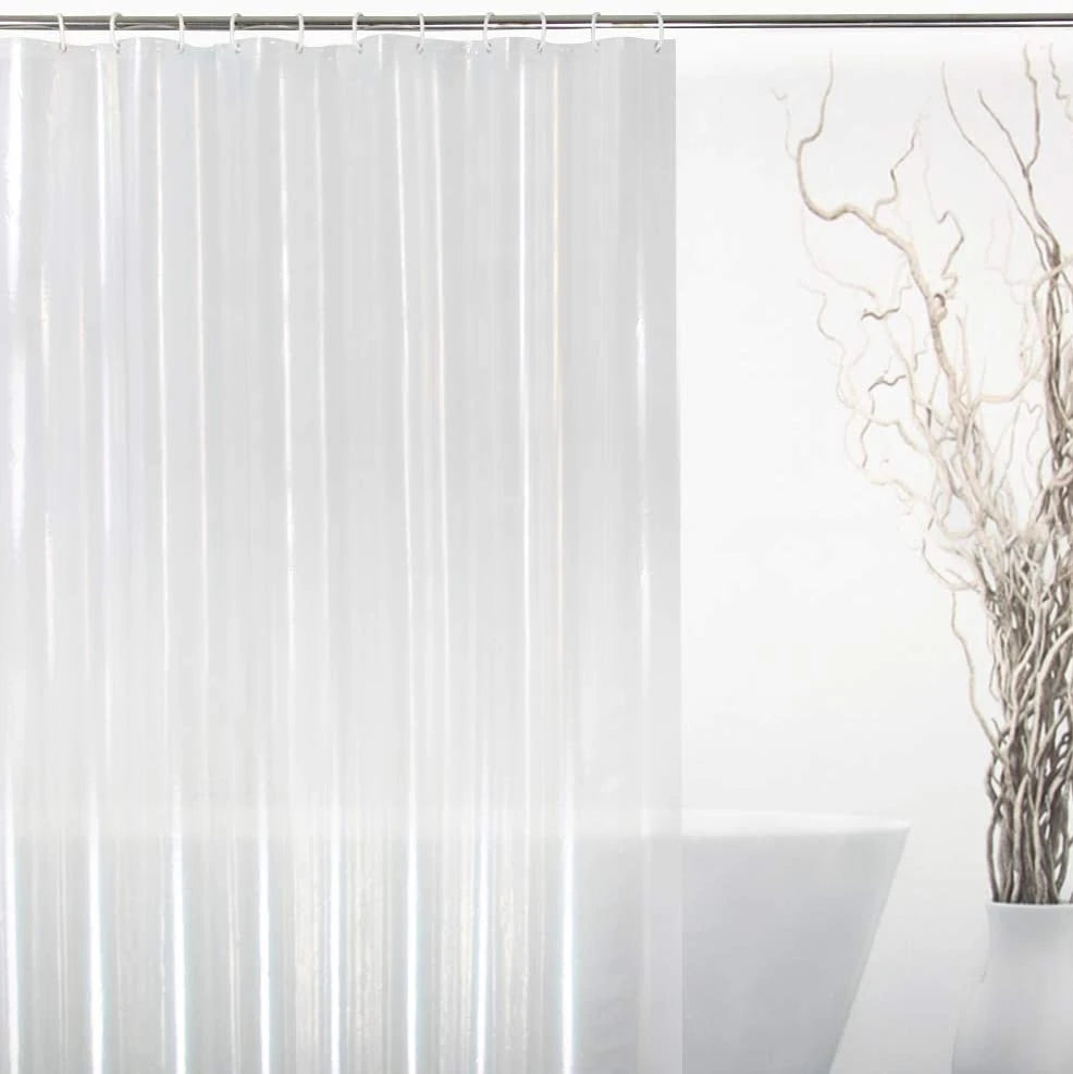 Factory Price Vinyl Shower Curtain Liner for Bathroom 260x200CM Shower Stall Bathtub Waterproof Mold/Mildew Resistant Curtains