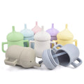 Newsun Classic Style Elephant Shape BPA-Free Toddler Training Cup Customized Food Grade Silicone Eco-Friendly Children Sippy Cup