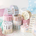 1Roll Tape Cute Labeler Series INS Writable Handbook DIY Material Decorative Loop Stickers