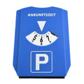 1pcs Car Parking Disc Timer Clock Arrival Time Display Blue Plastic Parking Time Tools Parking Disc Meters