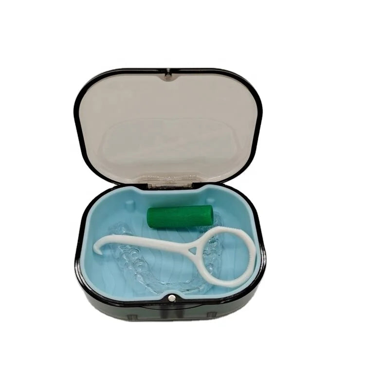 Colorful Dental Retainer case Aligner Tray Retainer Box/Orthodontic Denture Box/Invisible Braces Box