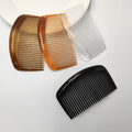 5cm*9cm 29teeth Frilly Waved Teeth Plain Plastic Hair Combs Hairpin for DIY Bridal Crown Hair Accessories Side Combs Brown Black
