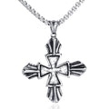 Factory Price Direct Accessories New Jewelry Lady Necklace Titanium Steel Cross Pendant for Mother's Day