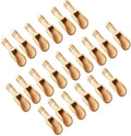 Hot Selling Mini Wood Wooden Salt & Sugar Spoon Small Scoops for Bath Salts Demitasse & Tea Coffee Scooper Spoon Kitchen Gifts