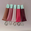 Custom Lip Gloss in Squeeze Tube Peptide Lip Gloss with Chain Private Label