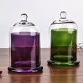 Empty Glass Candle Jar Glass Dome Cloche Jar for Scented Candle Making Jar Whosale Luxury Container 190ML/220ML