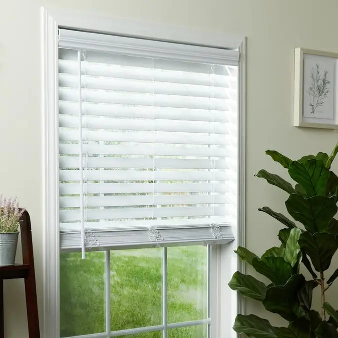 American USA Popular Hot Sale Cordless 35mm 50mm Faux Wood Blinds