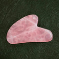 Huiying Natural Gua Sha Board Heart Rose Quartz Facial Guasha Scrapping Plate Massager