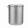 Titanium Silver Tea Set Strainer Shot Glass Lightweight Double Layer Teacup Coffee Tea Pot Custom Mugs 400ml Tiartisan Travel