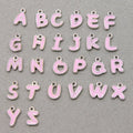 Factory Sale High Quality Women Earings and Necklace Accessories Alloy 26 Letter Pendant Accessories
