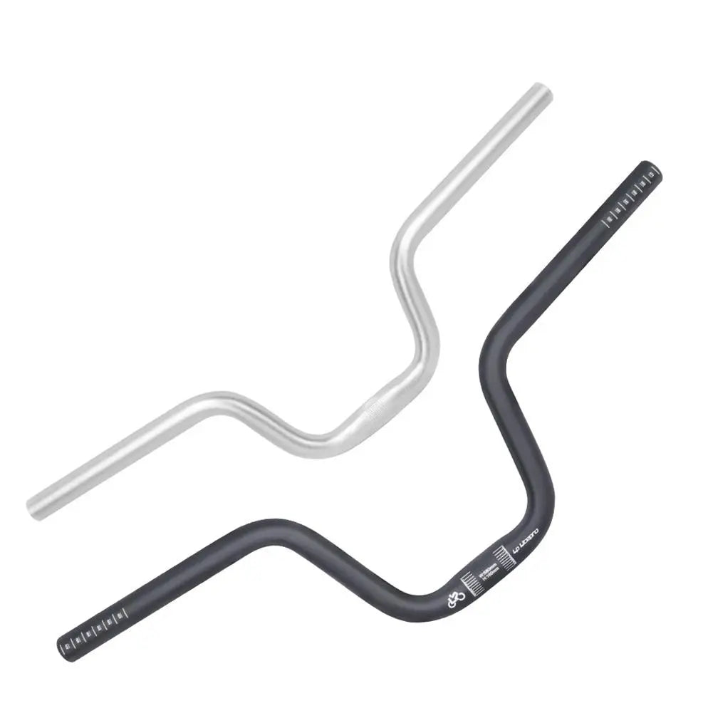 Lp litepro Bike Handlebar U-shaped Heightened Aluminum Alloy Handle Bar 25.4x580mm Compatible for Brompton