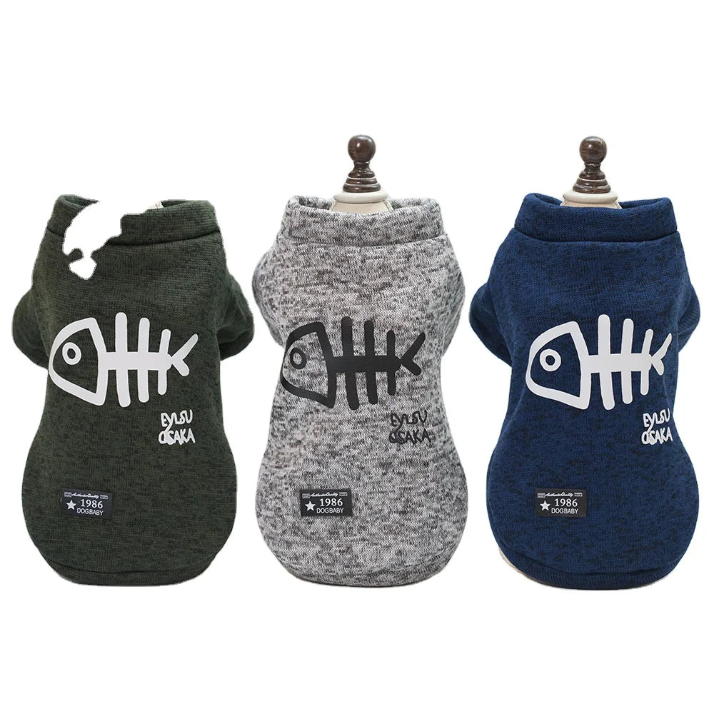 Wholesale Small Dog Autumn Winter Clothes Dog Clothes Pet Clothes