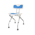 CE Certified Aluminum Folding Shower Chair Elderly Care Disabled 300LBS Capacity Easily Transportable Hospital Home Use Bathroom