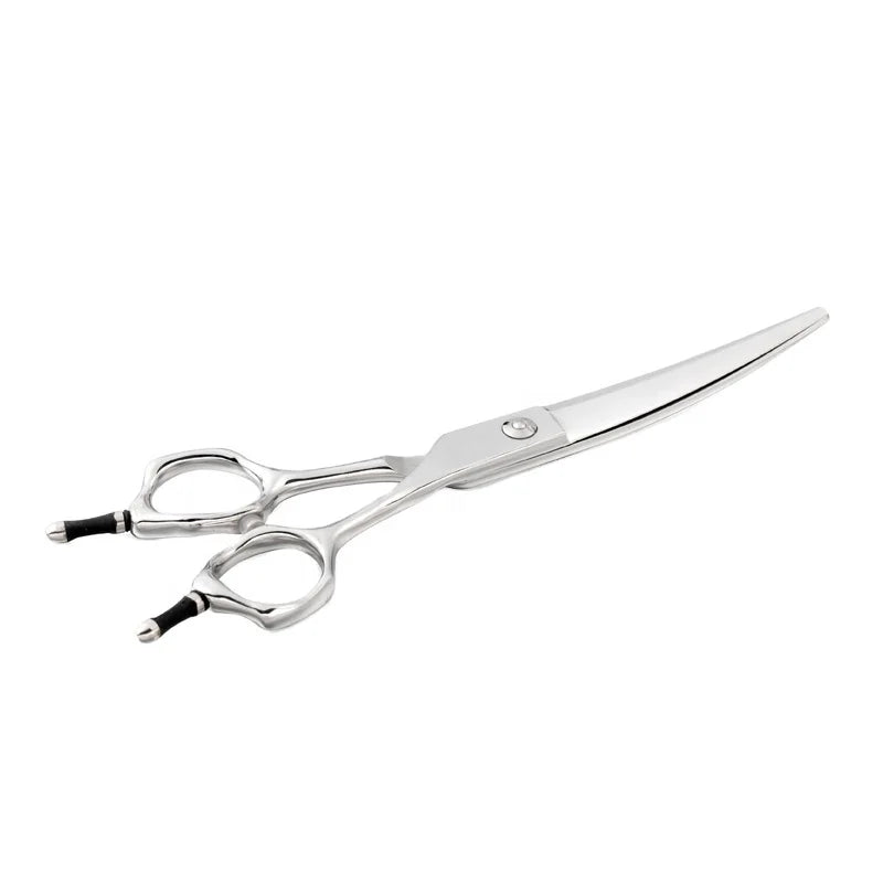 FZ06-60Q Japanese Steel Beauty Curved Right-Handed Professional Hair Scissors Best Barber Scissors