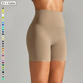 High Waist Tropa Deportiva Mujer Seamless Wide Waistband Biker Sports Yoga Shorts for Women