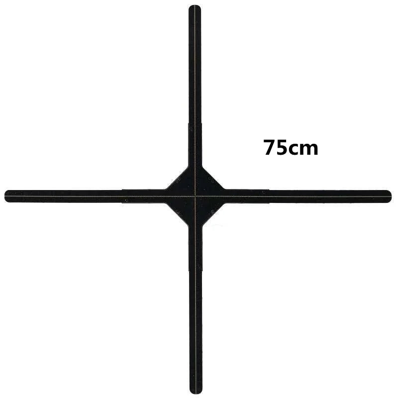 3d Visual TK-M75 75CM 1024pcs Wifi App Remote Control 180cm Wall 3d Hologram Advertising Hologram Fan Projector Hologram 3d