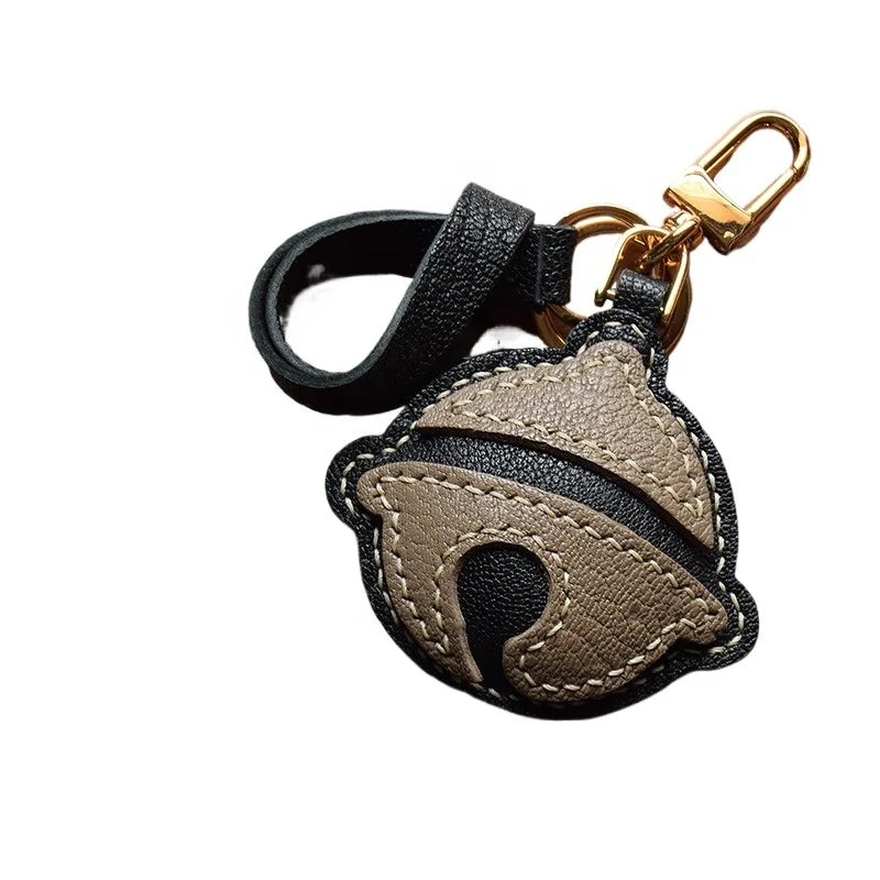 Zenos Pokonyan Handmade Sheepskin Leather Car Key Pendant Cute Female Birthday Present Packaging