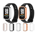 ShanHai PC Protective Case Diamond Crystal Bling Watch Bumper Anti-Scratch Protector for Xiaomi Band 9 Active/Redmi Band 3