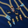 Meizi Women with Fashionable Gold Necklaces Earrings Rings Pendants Gifts and Jewelry Sets