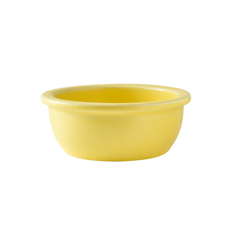 Cat Bowls Food Water Feeder Thick Edge Ceramic Dishes Stocked Travel Indoor Outdoor