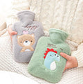 1000ml 500ml 150ml Hot-water and Cold Water Bottle Bag with Soft Cartoon Plush Cover