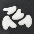 DIY Factory Hot Sale White Jade Heart Shape Gua Sha Tool Obsidian Body