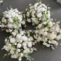 Customized Luxury White Pink Rose Flower Ball Arrangement Wedding Party Table Centerpieces Decorations for Christmas Easter