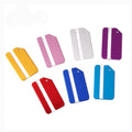 Customized Portable Metal Airplane Plate Journey Id Aluminum Luggage Tags Durable Sublimation Blank Luggage Tag
