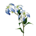 New Arrival Popular Small Artificial 3 Heads Fire Lily Flower Silky Flame for Home Wedding Christmas and Graduation Decorations