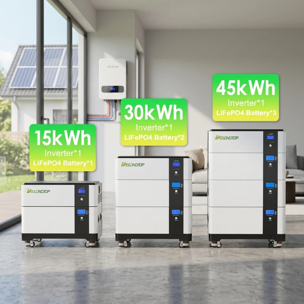 48V ESS 15 KWH 30 KWH 50 KWH 60 KWH 80 KWH 100 KWH Low Voltage BMS Lithium Stackable Rack Home Energy Storage Solar Battery Pack